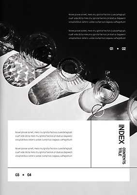 템플릿 내지 잔 그림자 사람없음 프레젠테이션 문서템플릿 서식 레이아웃 문서 제안서 목차 이미지템플릿 AI파일 식기 파일형식 벡터