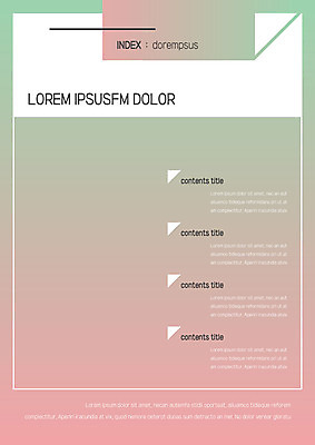도형 템플릿 내지 사람없음 삼각형 프레젠테이션 문서템플릿 서식 레이아웃 문서 제안서 그라데이션 목차 이미지템플릿 AI파일 파일형식 벡터