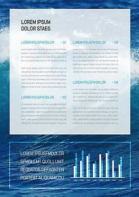 템플릿 내지 파도 바다 그래프 사람없음 여름 프레젠테이션 문서템플릿 서식 레이아웃 문서 제안서 이미지템플릿 AI파일 계절 파일형식 벡터
