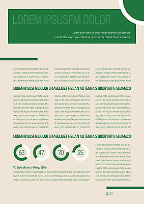 템플릿 내지 그래프 사람없음 초록색 원형 프레젠테이션 문서템플릿 서식 레이아웃 문서 제안서 이미지템플릿 AI파일 도형 컬러 파일형식 벡터