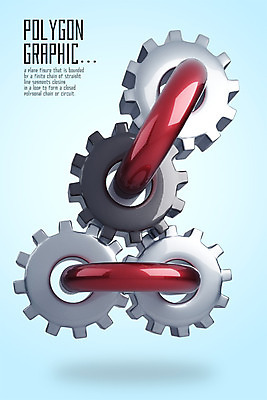 도형 PSD 편집이미지 백그라운드 사람없음 그래픽 3D 원형 고리 입체 디지털합성 톱니바퀴 입체도형 폴리곤 편집3D 파일형식