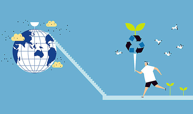 전신 남자 지구 일러스트 한명 성인 새싹 자연보호 환경 그린캠페인 재활용 환경오염 오염 그린에너지 에코 친환경 대기오염 성화봉송 그린슈머 국내일러스트 AI파일 식물 1 캠페인 컨셉 자연 사람 에너지 보호 파일형식 벡터