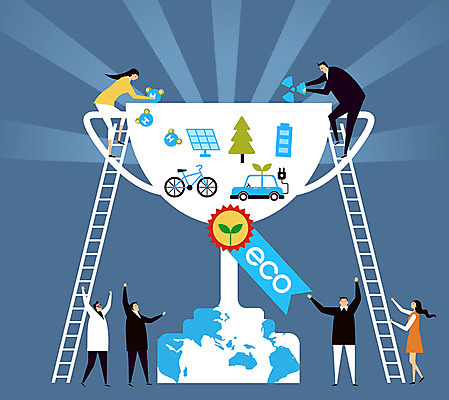 전신 나무 여자 남자 지구 일러스트 사다리 여러명 성인 환경 자전거 에너지 그린에너지 전기에너지 트로피 에코 친환경 집열판 베터리 전기자동차 그린슈머 국내일러스트 AI파일 식물 다수 자동차 사람 바이크 도구 상_우승 태양에너지 파일형식 벡터