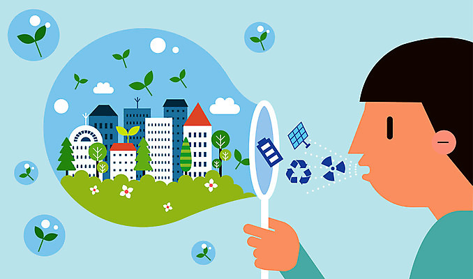 남자 지구 일러스트 한명 상반신 성인 건물 새싹 자연보호 환경 재활용 비눗방울 그린에너지 에코 친환경 에너지절약 집열판 방사선 베터리 그린슈머 국내일러스트 AI파일 식물 1 건축물 자연 사람 에너지 절약 보호 태양에너지 파일형식 벡터