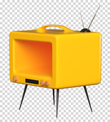 편집 편집이미지 사람없음 한개 노란색 3D소스 3D 텔레비전 입체 디지털합성 PNG 편집소스 1 컬러 전자제품 파일형식