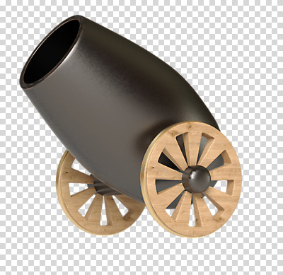 편집 편집이미지 사람없음 한개 3D소스 3D 입체 디지털합성 대포 PNG 편집소스 1 무기 파일형식