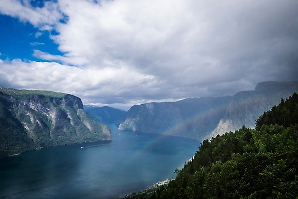 포토 자연요소 식물 해외 유럽 나라 풍경 생태계 파일형식 강 구름 나무 산 무지개 하늘 유럽풍경 노르웨이 사람없음 JPG 주간 야외 자연 해외풍경 국내포토