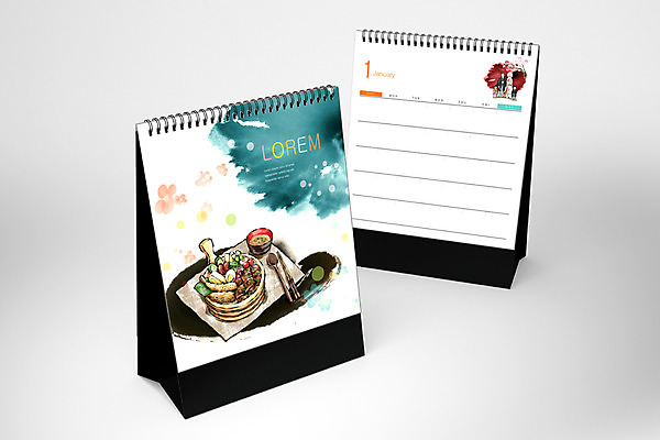 PSD 편집 편집이미지 음식 수저 사람없음 3D소스 3D 달력 도시락 탁상달력 목업 편집소스 이미지편집 편집3D 식기 디지털합성 파일형식