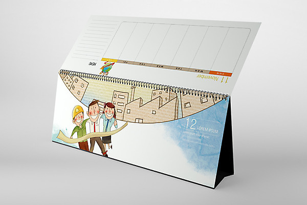 PSD 편집 편집이미지 여자 남자 노동자 상반신 성인 건물 세명 3D소스 3D 달력 직장인 탁상달력 목업 편집소스 이미지편집 편집3D 직업 건축물 사람 디지털합성 파일형식