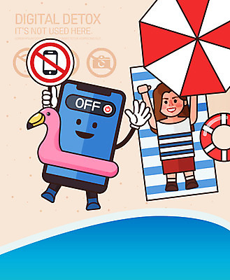 전신 여자 캠페인 바다 일러스트 휴식 수영장 한명 성인 여름 스마트폰 디지털 금지 파라솔 튜브 스마트폰중독 전원오프 휴대폰금지 디톡스 스몸비 국내일러스트 AI파일 1 계절 컨셉 건강 사람 핸드폰 스마트기기 신조어 중독 파일형식 벡터