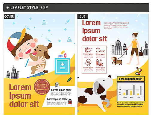 템플릿 여자 남자 ZIP 포스터 반려견 어린이 리플렛 세마리 두명 산책 강아지 전단템플릿 전단 반려 인디자인 INDD 이미지템플릿 휴식 3 사람 반려동물 개 홍보물 파일형식