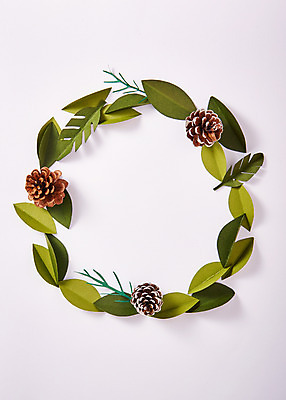 포토 JPG 스튜디오촬영 종이 나뭇잎 프레임 실내 사람없음 페이퍼아트 솔방울 국내포토 잎 내부 파일형식