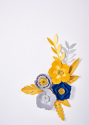 포토 JPG 스튜디오촬영 꽃 종이 나뭇잎 프레임 실내 사람없음 페이퍼아트 종이꽃 국내포토 식물 잎 내부 파일형식