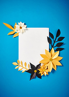 포토 JPG 스튜디오촬영 꽃 종이 나뭇잎 프레임 실내 사람없음 금색 페이퍼아트 포인세티아 종이꽃 국내포토 식물 컬러 잎 내부 파일형식