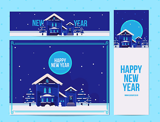 나무 템플릿 카드템플릿 눈사람 새해 주택 사람없음 달 해피뉴이어 2018년 신년카드 무술년 이미지템플릿 AI파일 자연요소 식물 카드_감사 건물 새해인사 연도 파일형식 벡터