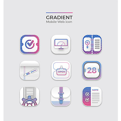 아이콘 가방 사람없음 세트 달력 메모지 오픈 체크표시 검색 웹아이콘 모바일아이콘 설정 체크리스트 측정기 2D아이콘 AI파일 잡화 모바일 사무용품 기계 확인 파일형식 벡터