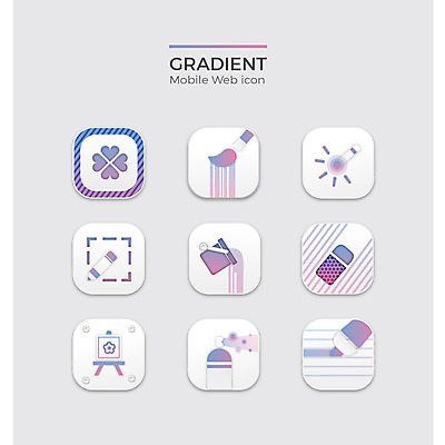 아이콘 사람없음 세트 사각형 페인트 붓 그리기 클로버 그림 지우개 캔버스 웹아이콘 스프레이 형광펜 모바일아이콘 마법봉 2D아이콘 AI파일 도형 모션 모바일 학용품 펜 파일형식 벡터