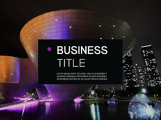 템플릿 야경 비즈니스 그래프 사람없음 건물 세트 PPT 프레젠테이션 문서템플릿 문서 가교 컨벤션센터 8P 이미지템플릿 건축물 야간 파일형식 풍경_경치