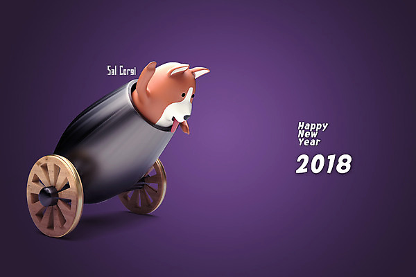 PSD 편집 편집이미지 캐릭터 한마리 새해 3D캐릭터 사람없음 3D 개 개띠 강아지 신년캐릭터 디지털합성 개캐릭터 해피뉴이어 대포 2018년 반려 무술년 편집3D 1 무기 동물캐릭터 포유류 반려동물 새해인사 십이지신 연도 파일형식