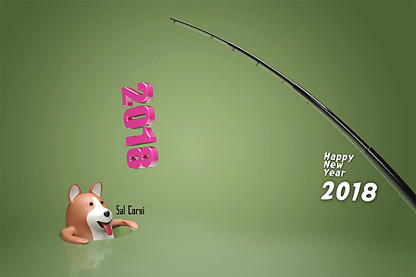 PSD 편집 편집이미지 캐릭터 한마리 낚시 새해 3D캐릭터 사람없음 3D 개 낚싯대 개띠 강아지 신년캐릭터 디지털합성 개캐릭터 해피뉴이어 2018년 반려 무술년 편집3D 1 동물캐릭터 포유류 레저 반려동물 새해인사 십이지신 낚시용품 연도 파일형식