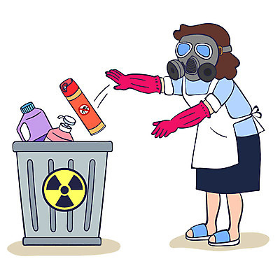 전신 여자 일러스트 한명 성인 자연보호 쓰레기통 폐기물 버리기 세제 주부 고무장갑 악취 살충제 방독면 안티케미컬 국내일러스트 AI파일 1 장갑 모션 자연 마스크 사람 보호 쓰레기 냄새 고무 파일형식 벡터