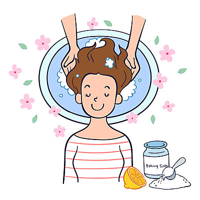 손 여자 꽃잎 꽃 일러스트 성인 두명 신체부위 자연보호 레몬 친환경 샴푸 머리감기 베이킹소다 안티케미컬 국내일러스트 AI파일 식물 과일 식재료 자연 사람 위생용품 환경 청결 보호 파일형식 벡터