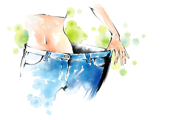 PSD 여자 다이어트 일러스트 캘리그라피 바지 한명 성인 운동 뷰티 허리사이즈 국내일러스트 1 하의 건강 사람 사이즈 파일형식