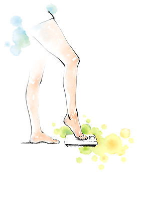 PSD 여자 다이어트 일러스트 캘리그라피 한명 성인 운동 뷰티 다리 몸무게 체중계 국내일러스트 1 건강 사람 신체부위 파일형식