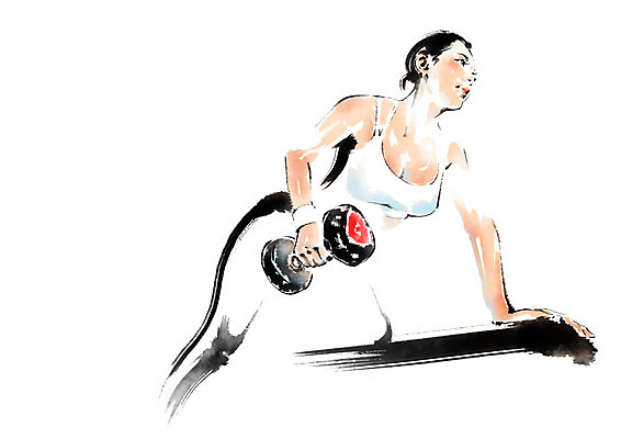 PSD 여자 다이어트 일러스트 캘리그라피 한명 들기 성인 운동 헬스 아령 국내일러스트 1 모션 건강 사람 파일형식