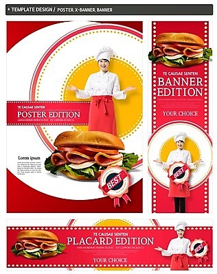 PSD 배너 배너템플릿 여자 가로배너 ZIP 포스터 세로배너 빵 토마토 안내 샌드위치 요리사모자 한명 웃음 30대 세트 요리사 한국인 현수막 조리복 햄 템플릿 직업 모자_잡화 1 음식 유니폼 채소 표정 육류 사람 동양인 가로 세로 장년 파일형식