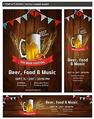 PSD 배너 배너템플릿 가로배너 ZIP 포스터 세로배너 맥주 사람없음 세트 축제 현수막 보리 맥주잔 가랜드 맥주거품 맥주축제 브레첼 템플릿 술잔 디저트 곡류 주류 가로 세로 거품 파티용품 파일형식