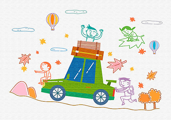 나무 구름 여자 남자 여행 단풍 자동차 포토일러 산 여러명 여행가방 가을 열기구 이미지편집 AI파일 자연요소 식물 편집이미지 계절 육상교통 다수 잎 가방 항공교통 사람 파일형식 벡터