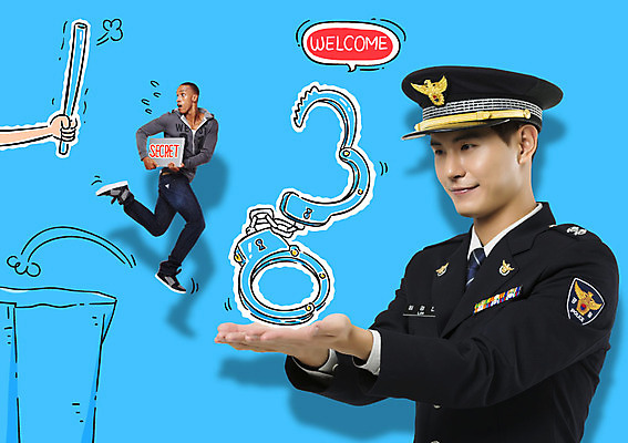 서양인 손 남자 흑인 말풍선 포토일러 20대 두명 한국인 방망이 경찰 도둑 탈출 수갑 보안 해커 이미지편집 AI파일 외국인 편집이미지 직업 컨셉 안전 사람 동양인 청년 신체부위 범죄 범죄인 파일형식 벡터