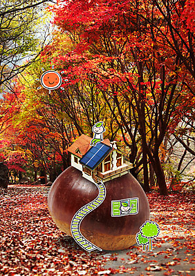 나무 단풍 창문 포토일러 주택 두명 태양 모형 계단 자연보호 그린캠페인 가을 밤 숲 에코 태양에너지 집열판 그린슈머 이미지편집 AI파일 자연요소 식물 편집이미지 계절 캠페인 잎 자연 사람 건물 환경 견과류 그린에너지 보호 파일형식 벡터