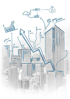 화살표 비즈니스 포토일러 그래프 빌딩 사람없음 달러 도시 돈자루 상승 이미지편집 AI파일 편집이미지 컨셉 돈 건물 파일형식 벡터