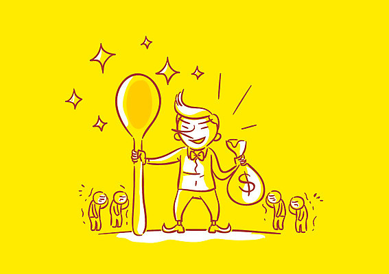 남자 일러스트 여러명 달러 숟가락 비교 돈자루 사회이슈 부자병 차별 금수저 국내일러스트 AI파일 다수 컨셉 돈 수저 사람 파일형식 벡터