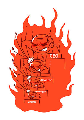 남자 일러스트 비즈니스 CEO 불 여러명 성인 비즈니스라이프 분노 비즈니스맨 꾸지람 국내일러스트 AI파일 자연요소 직업 라이프스타일 감정 다수 사람 직장인 체벌 파일형식 벡터