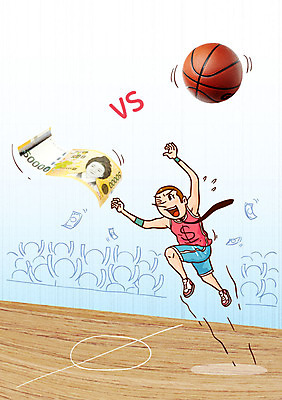 남자 비즈니스 포토일러 농구 농구공 성인 금융 달러 점프 경쟁 군중 농구선수 오만원 농구장 이미지편집 AI파일 편집이미지 컨셉 지폐 돈 공 스포츠시설 모션 운동선수 사람 경제 구기 파일형식 벡터