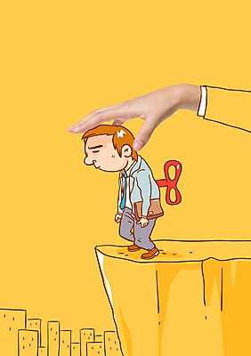 전신 손 남자 포토일러 한명 서기 빌딩 성인 옆모습 신체부위 절벽 비즈니스맨 좌절 태엽 이미지편집 AI파일 편집이미지 1 감정 뷰포인트 컨셉 비즈니스 모션 사람 건물 직장인 파일형식 벡터