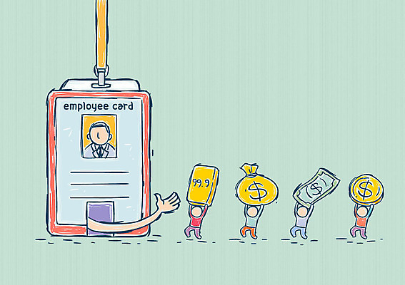 지폐 일러스트 비즈니스 사람모양 금융 달러 동전 구직 돈자루 취업준비생 금괴 사원증 국내일러스트 AI파일 모양 컨셉 돈 경제 황금 파일형식 벡터