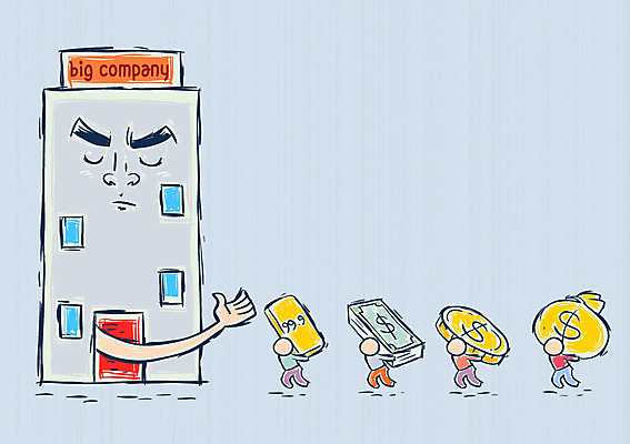 지폐 일러스트 회사 비즈니스 사람모양 빌딩 금융 달러 동전 구직 돈자루 취업준비생 금괴 국내일러스트 AI파일 모양 컨셉 돈 건물 경제 황금 파일형식 벡터