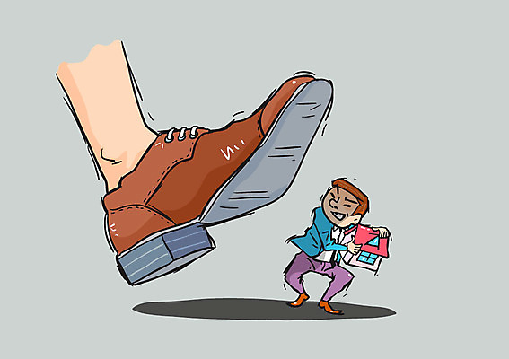 남자 구두 일러스트 발 부동산 주택 한명 성인 비즈니스맨 밟기 국내일러스트 AI파일 1 신발 비즈니스 모션 사람 건물 신체부위 직장인 재산 파일형식 벡터