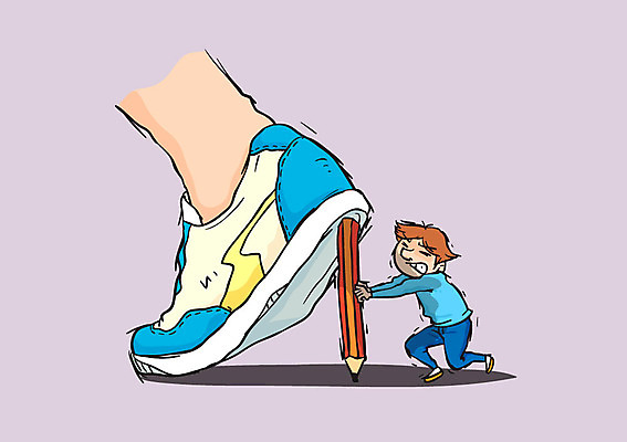 교육 남자 운동화 일러스트 발 한명 연필 국내일러스트 AI파일 1 신발 학용품 사람 신체부위 필기구 파일형식 벡터