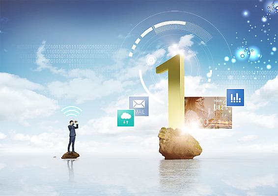 PSD 서양인 구름 편집 편집이미지 1 여자 남자 비즈니스 하늘 세명 망원경 바위 관찰 비즈니스맨 와이파이 4차산업 이미지편집 자연요소 외국인 산업 모션 사람 돌_바위 직장인 무선인터넷 파일형식