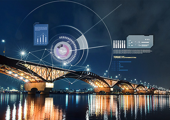 PSD 구름 편집 편집이미지 하늘 그래프 조명 사람없음 강 디지털 도시 야간 아치 폴리곤 가교 4차산업 이미지편집 자연요소 건축물 산업 파일형식