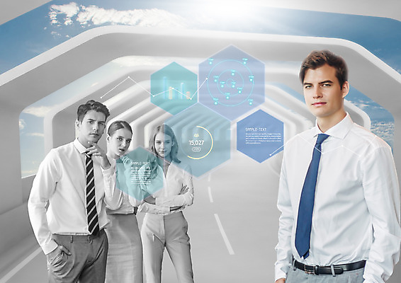 PSD 서양인 구름 편집 편집이미지 여자 남자 비즈니스 하늘 그래프 여러명 20대 팔짱 비즈니스맨 비즈니스우먼 4차산업 이미지편집 자연요소 외국인 산업 다수 모션 사람 청년 직장인 파일형식