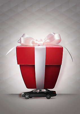 PSD 편집이미지 리본 자동차 선물 이벤트 사람없음 선물상자 쇼핑 이미지편집 육상교통 상자 파일형식