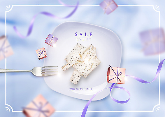 PSD 편집이미지 접시 옷 리본 포크 선물 이벤트 사람없음 선물상자 쇼핑 세일 블라우스 이미지편집 식기 상의 상자 파일형식
