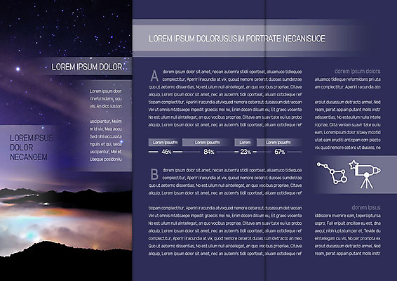 템플릿 편집 표지디자인 북디자인 출판디자인 별 내지 리플렛 북커버 3단접지 자연 하늘 산 팜플렛 사람없음 야간 천체관측 이미지템플릿 AI파일 자연요소 생태계 관측 파일형식 벡터