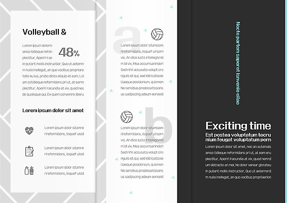 템플릿 편집 표지디자인 북디자인 출판디자인 내지 리플렛 스포츠 북커버 3단접지 팜플렛 사람없음 운동 하트 맥박 배구 물병 배구공 서류판 이미지템플릿 AI파일 모양 스포츠용품 공 의학 건강 구기 사무용품 물통 파일형식 벡터